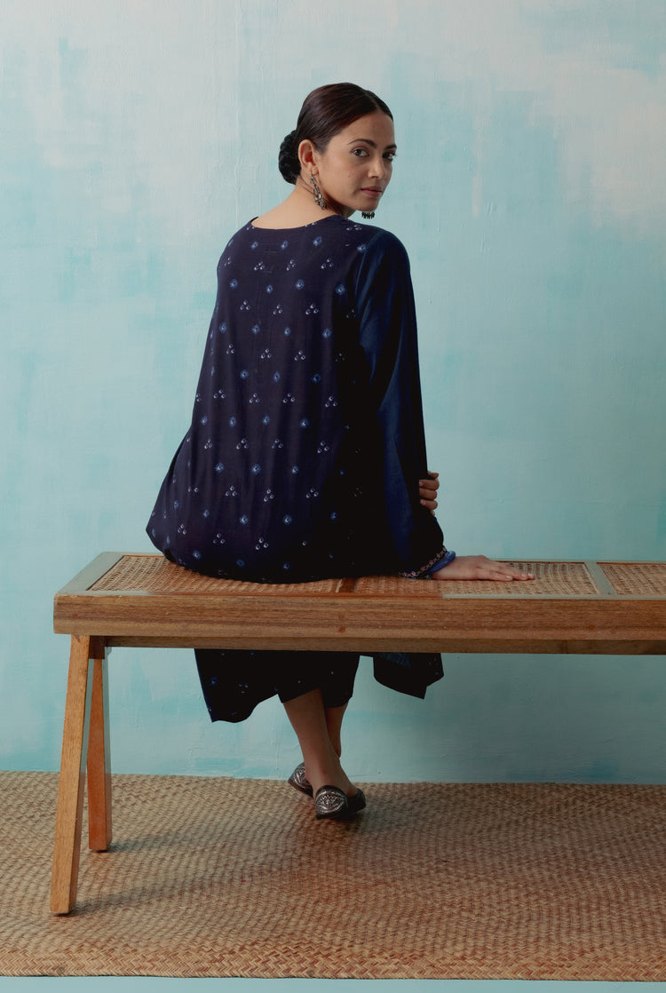 Anaya Kurta Indigo ( Set of 2 ) (8344695177515)
