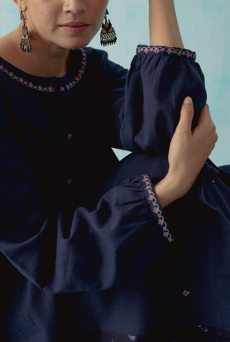 Anaya Kurta Indigo ( Set of 2 ) (8344695177515)