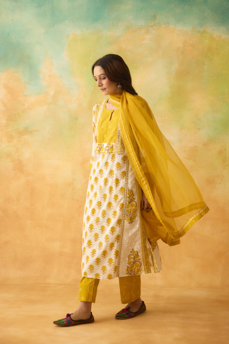 Medh Dupatta Yellow (10005060780331)