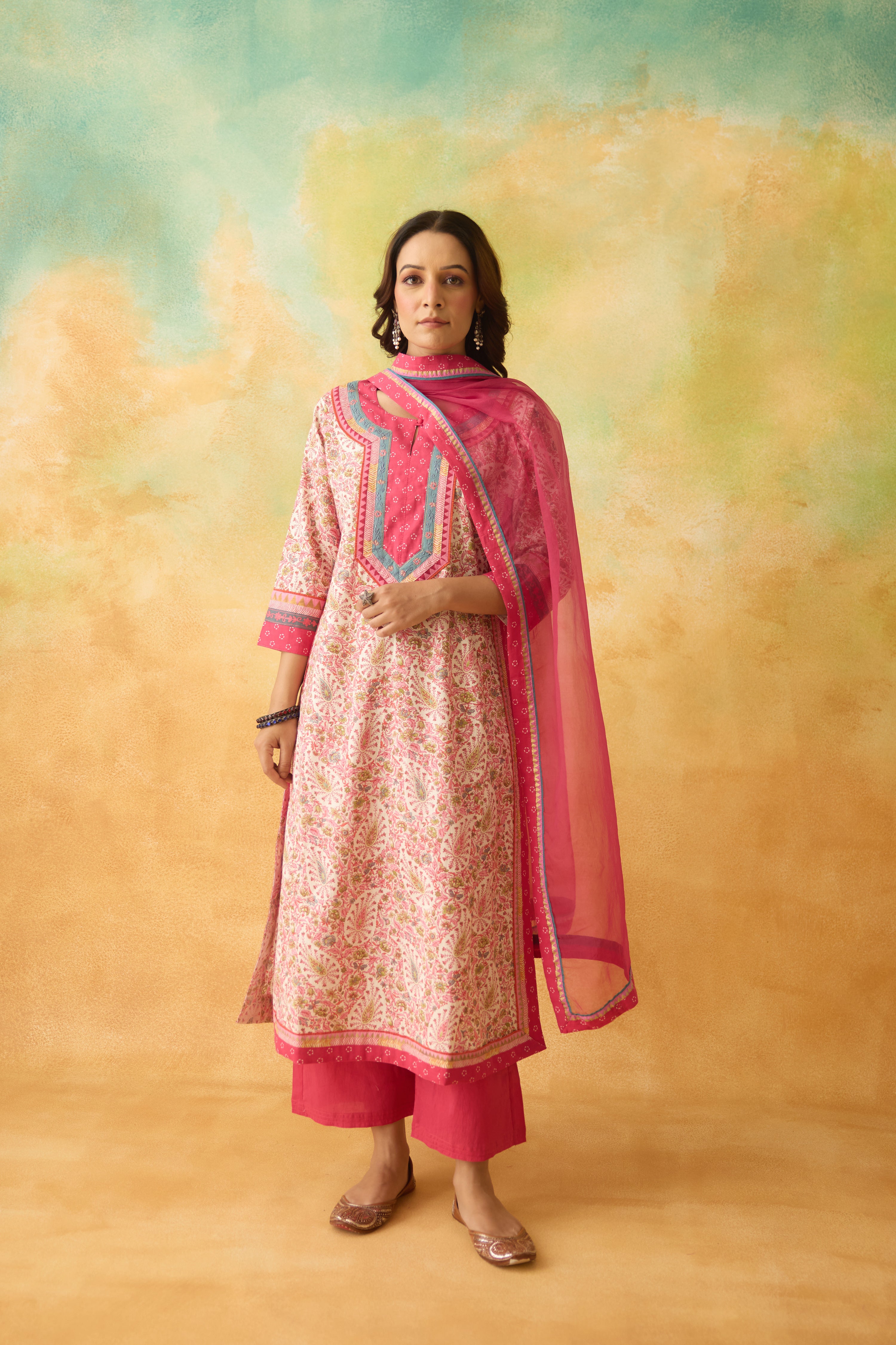 Medh Dupatta Pink (10005143028011)