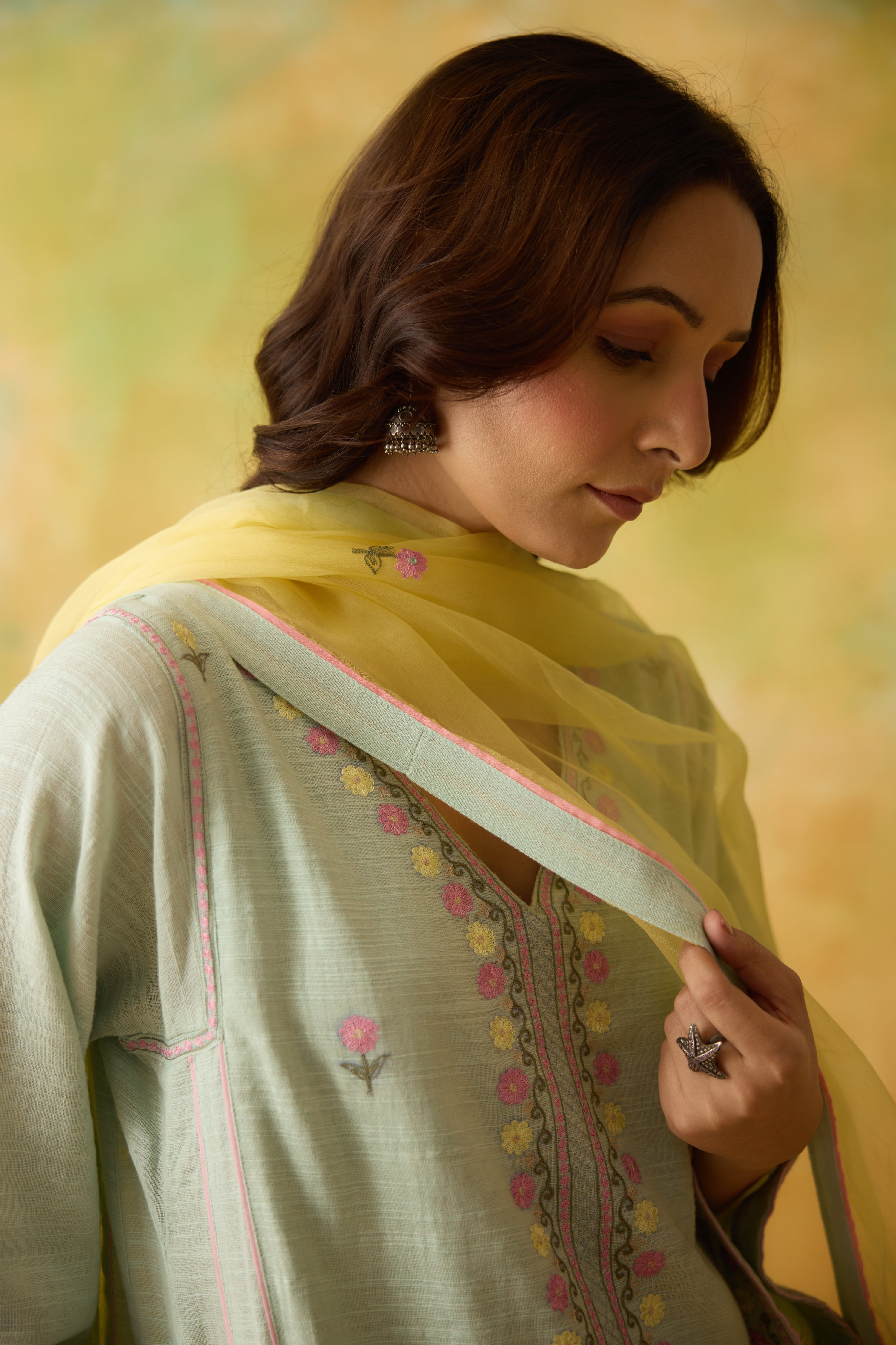 Ramya Dupatta Yellow (10001690689835)