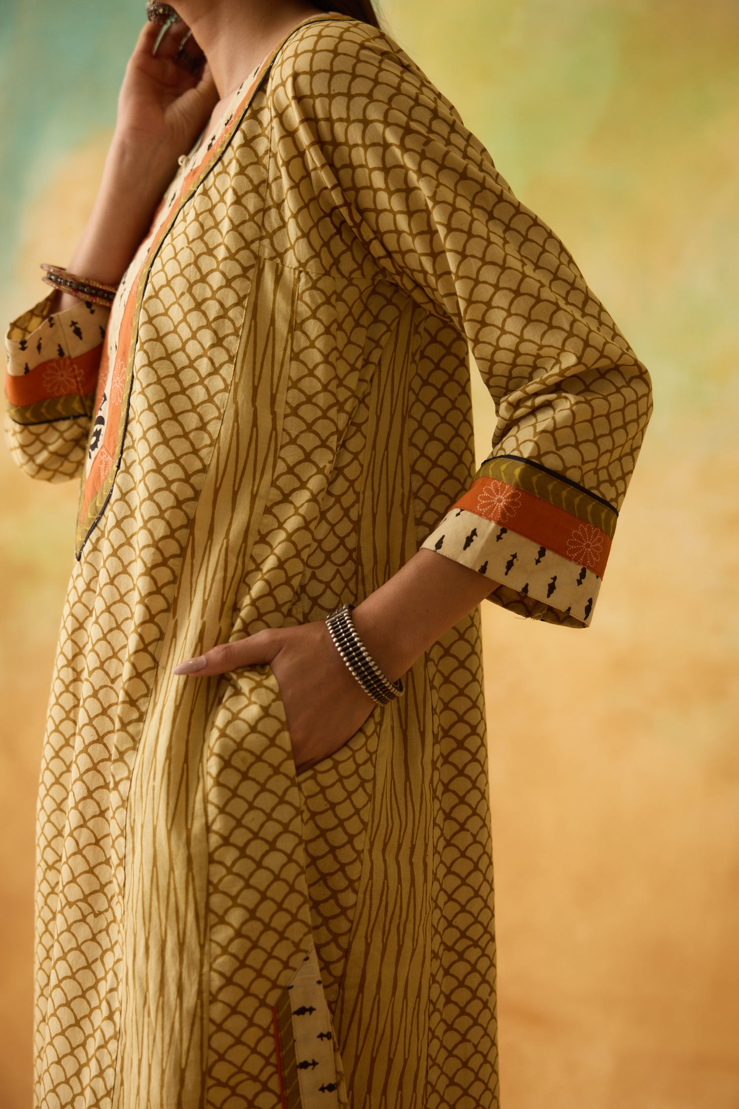 Adya Kurta Beige (10009182830891)