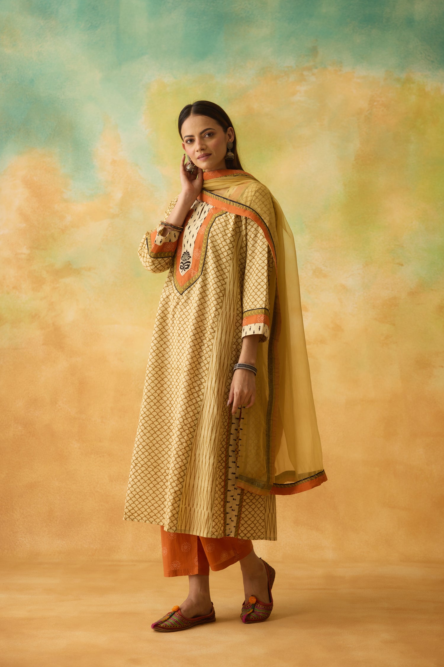Adya Kurta Beige (10009182830891)
