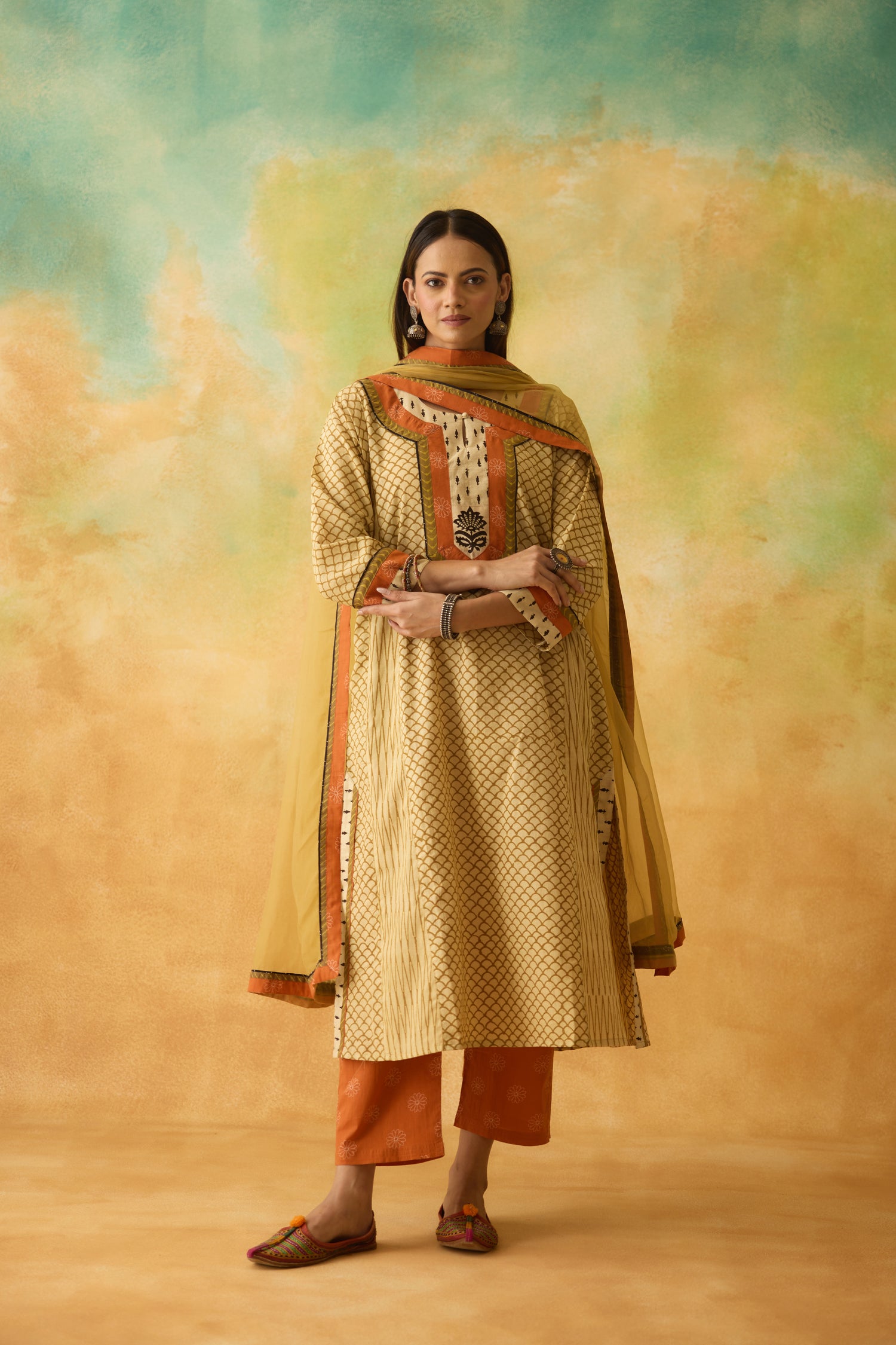 Adya Kurta Beige (10009182830891)