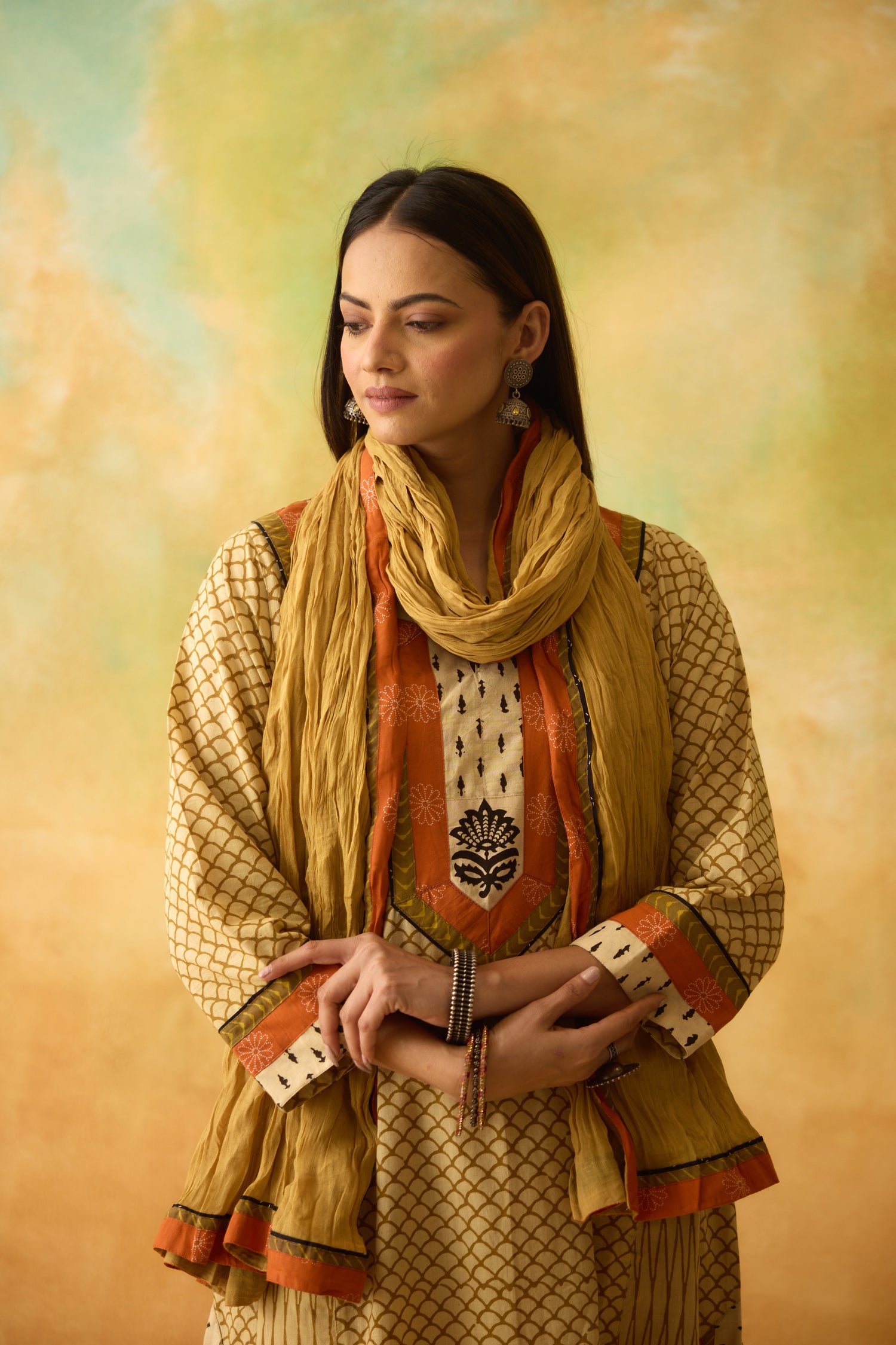 Adya Kurta Beige (10009182830891)