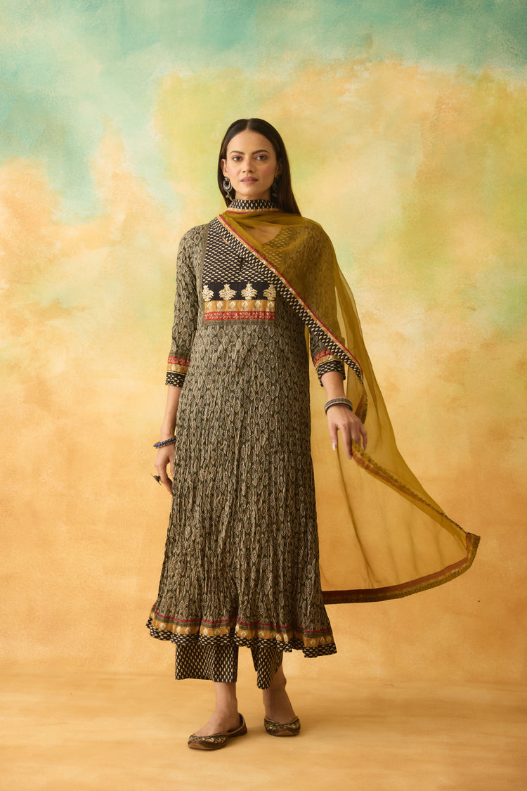 Medh Dupatta Mustard (10004655571243)