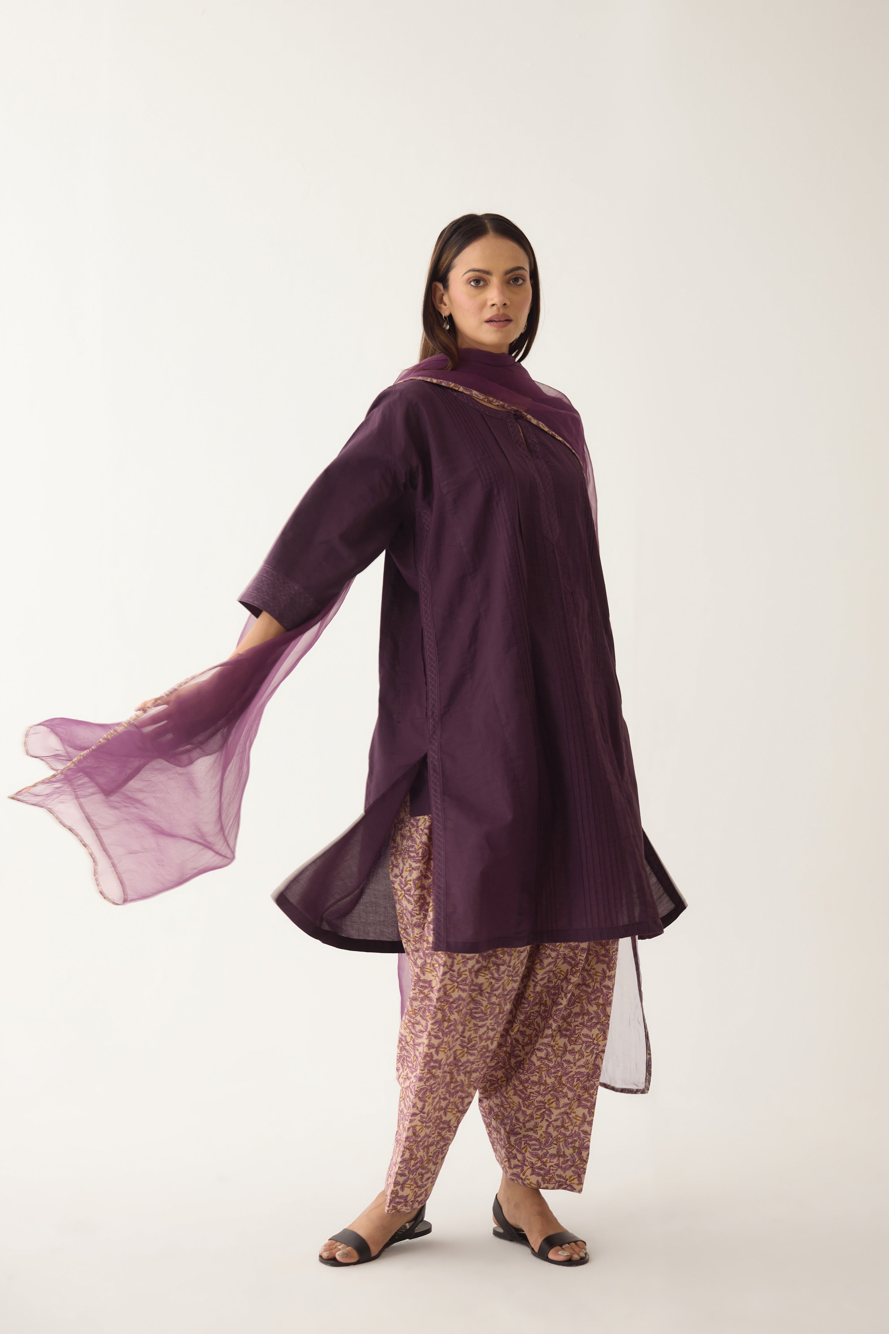 Lavanya Dupatta Light Purple (10003115770155)