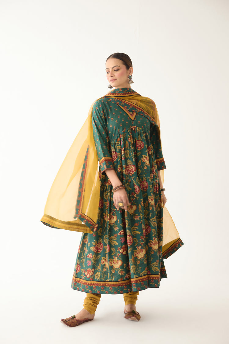 Kairi Kurta Green (Set of 3) (9997132628267)