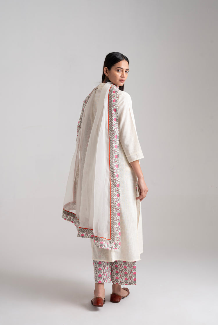 Adani Kurta Off White (8957457760555)