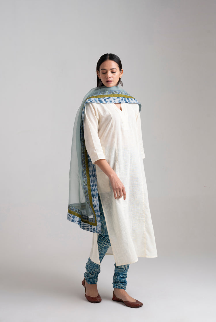 Adani Kurta Offwhite (8957457760555)