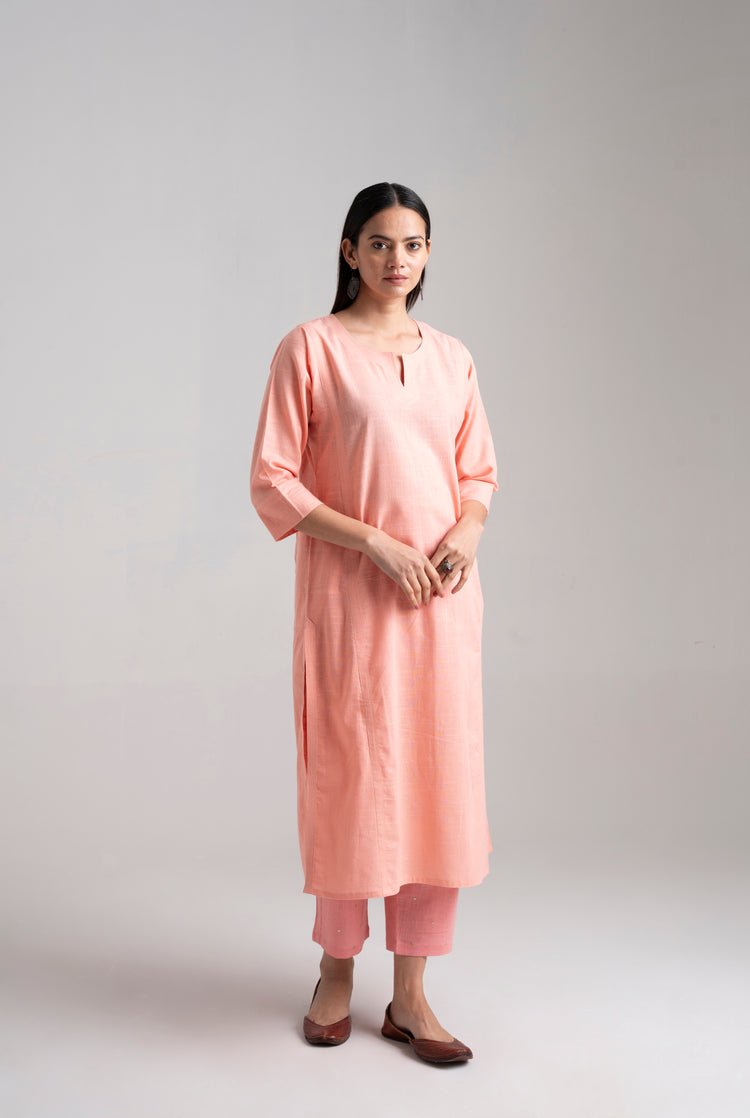 Adani Kurta Light Pink (8957450912043)