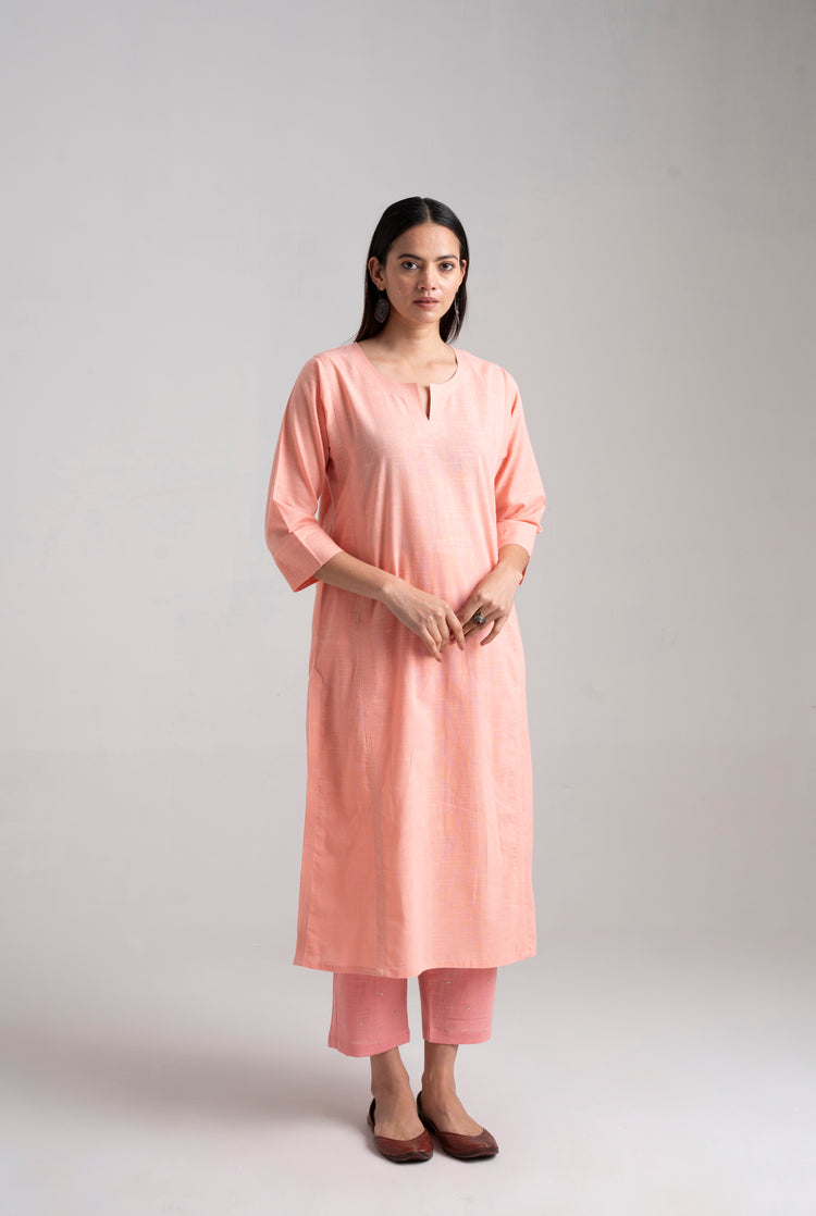 Adani Kurta Light Pink (8957450912043)