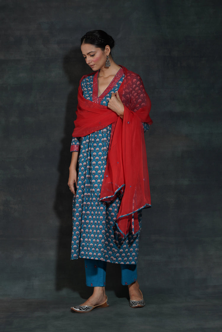 Soha Dupatta Red (7152938385455)