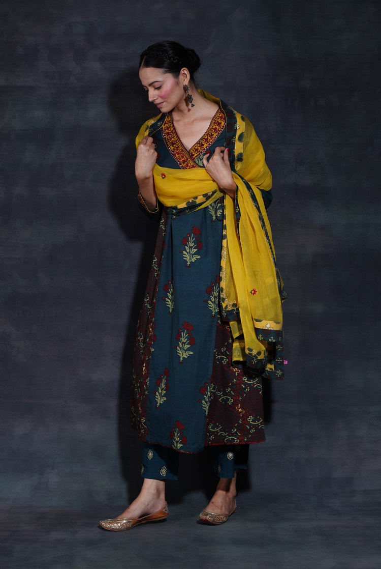 ILA Dupatta Ochre Yellow (7152939794479)