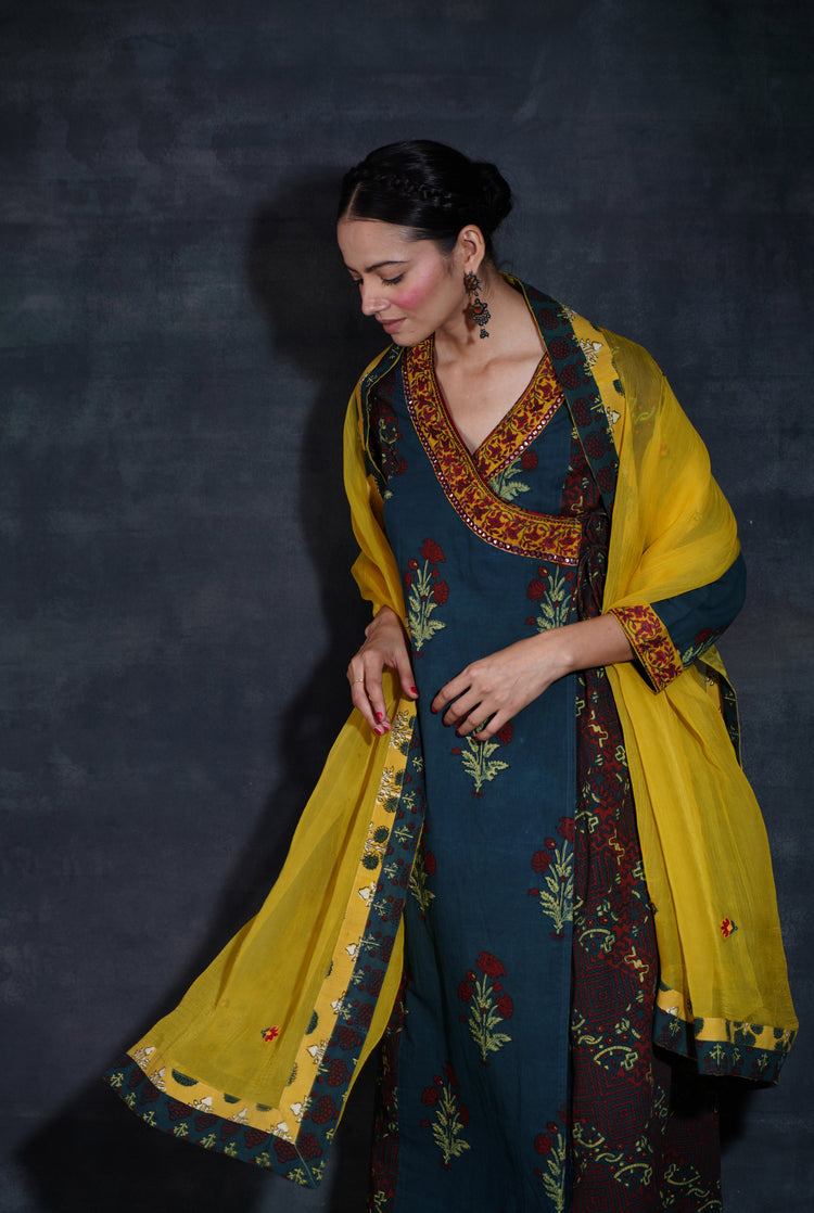 ILA Dupatta Ochre Yellow (7152939794479)