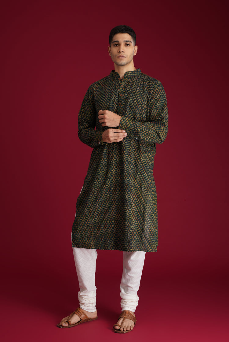 Rozana Kurta Green (7135776374831)