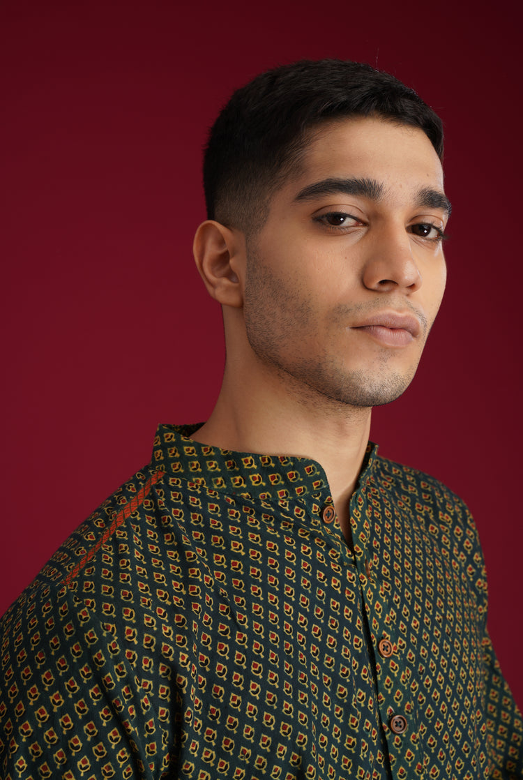 Rozana Kurta Green (7135776374831)