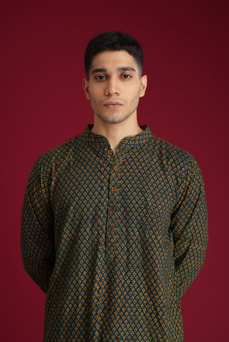 Rozana Kurta Green (7135776374831)