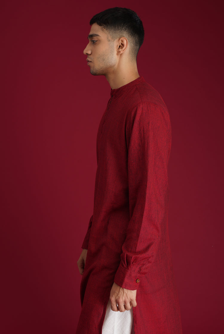 Rozana Kurta Red (7135803539503)