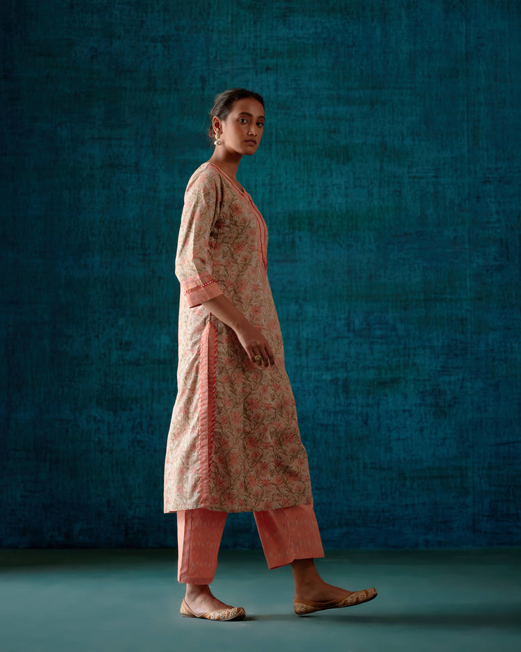 Rozana Kurta Sage Peach (7152336207919)