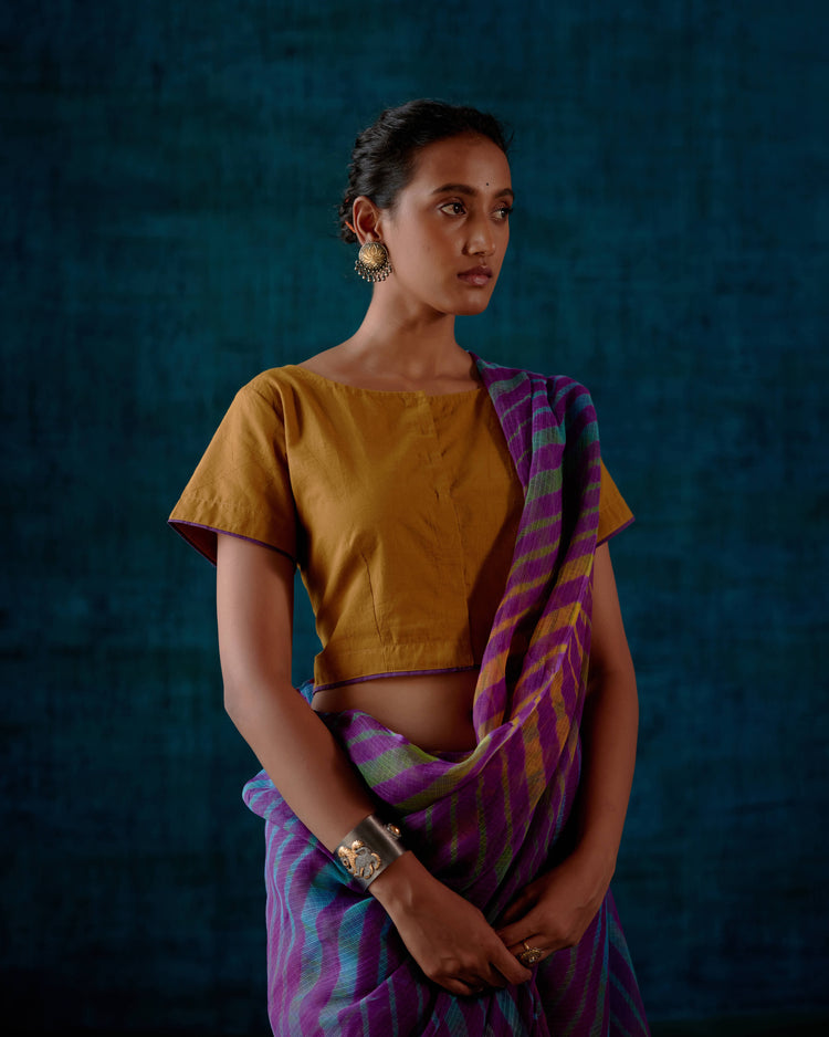 Rozana Blouse Ochre (7153461887023)