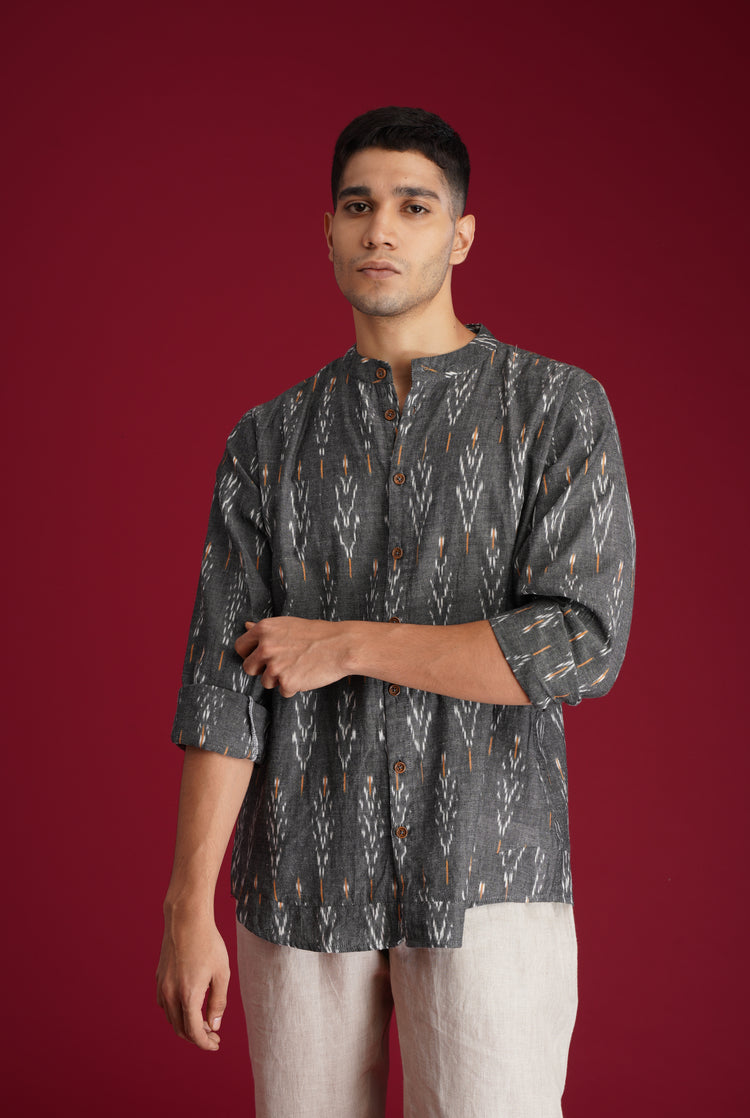 Rozana Shirt Grey (7135807766575)