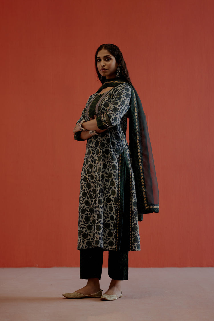 Yoke Kurta Stone Blue (8006391234859)