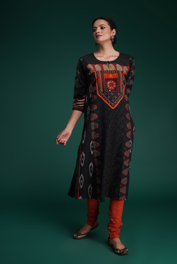 Rozana Bottom Rust Lehar (7152348659759)