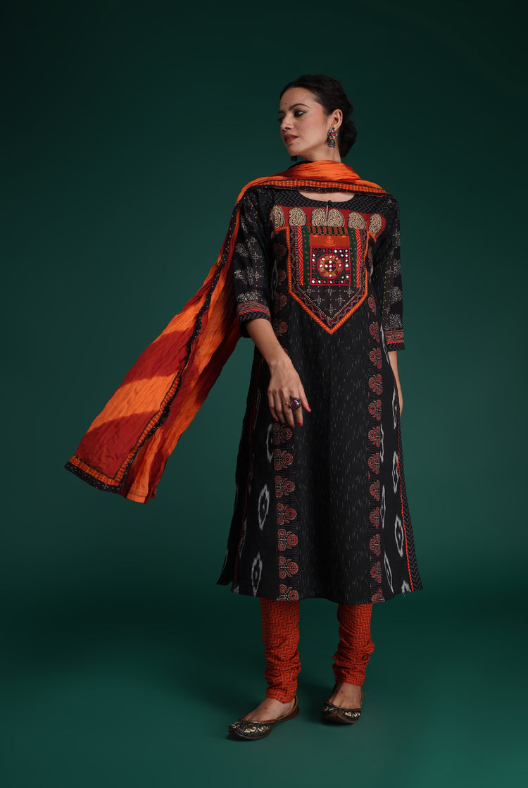 Rozana Bottom Rust Lehar (7152348659759)