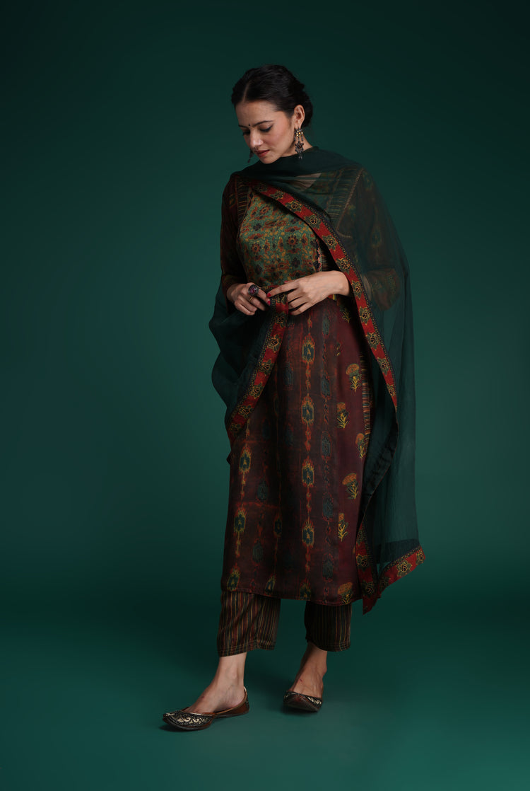 Rozana Pant Deep Maroon (7153472503855)