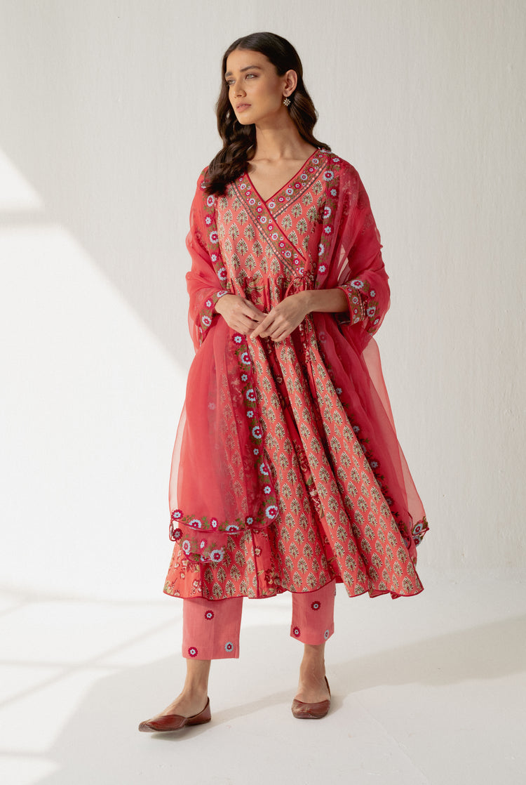 Kia Dupatta Peach (8165077516587)