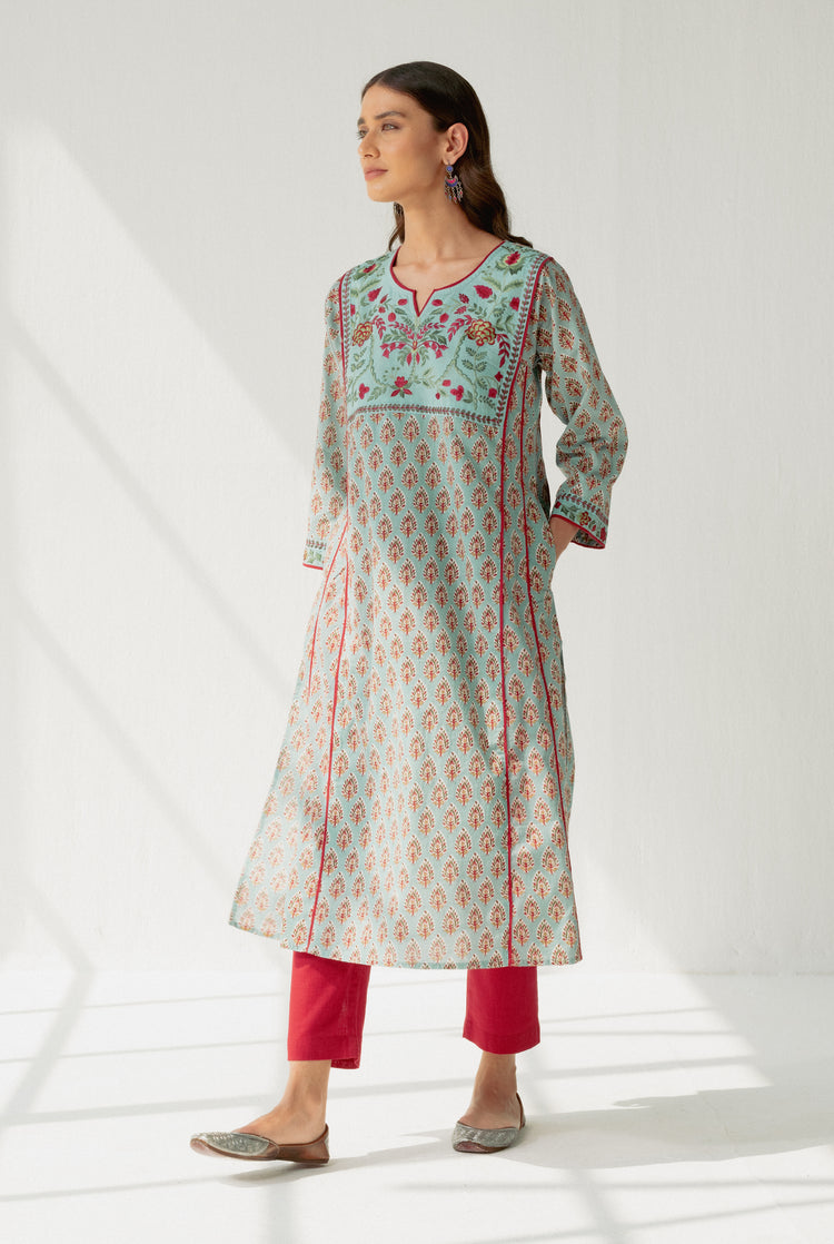 Tulsi Kurta Aqua (8164731519275)