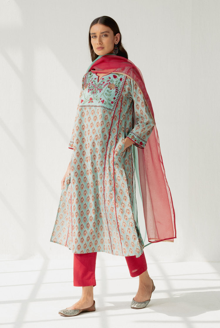 Tulsi Kurta Aqua (8164731519275)