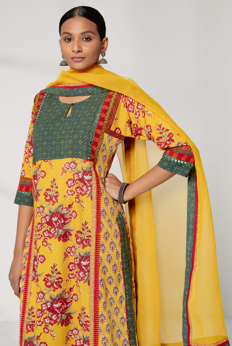 Kashi Kurta Mustard Green (8161779843371)