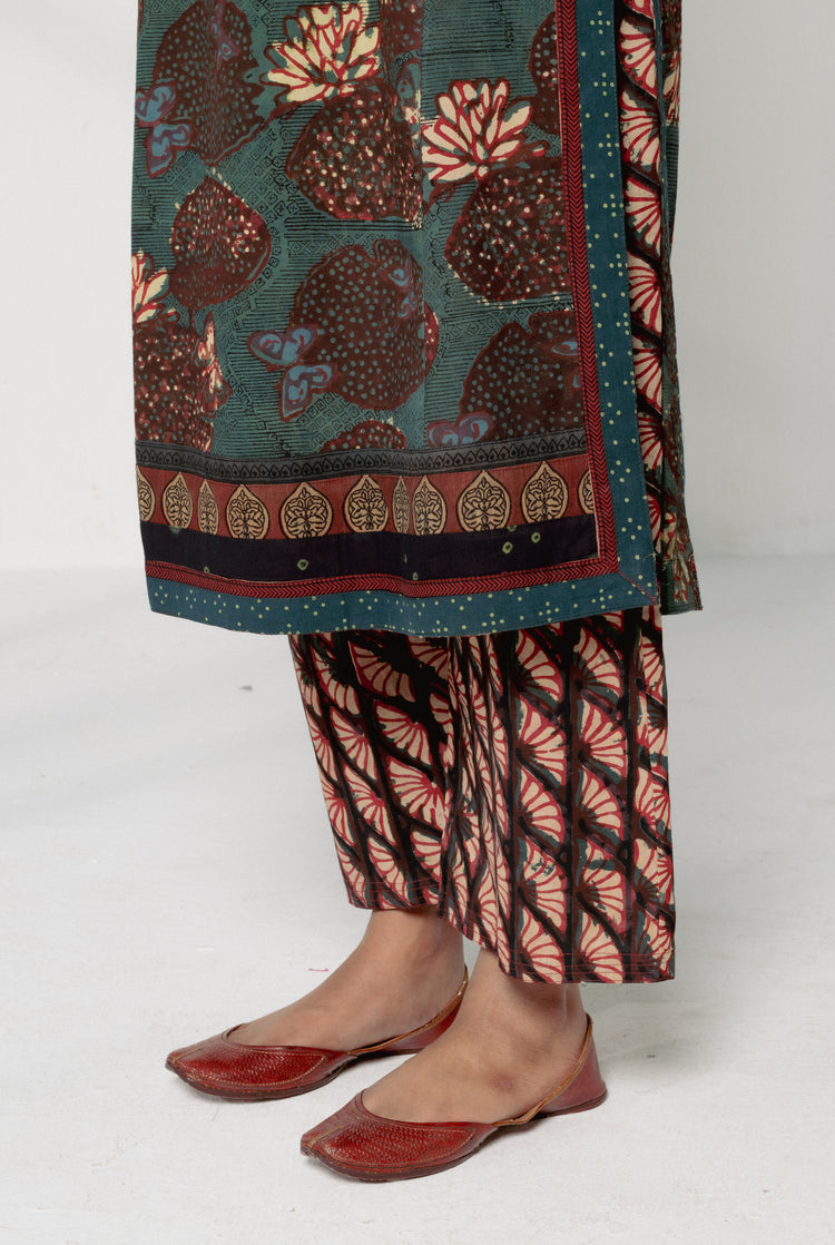 Rozana Pant Maroon Red (8161849540907)