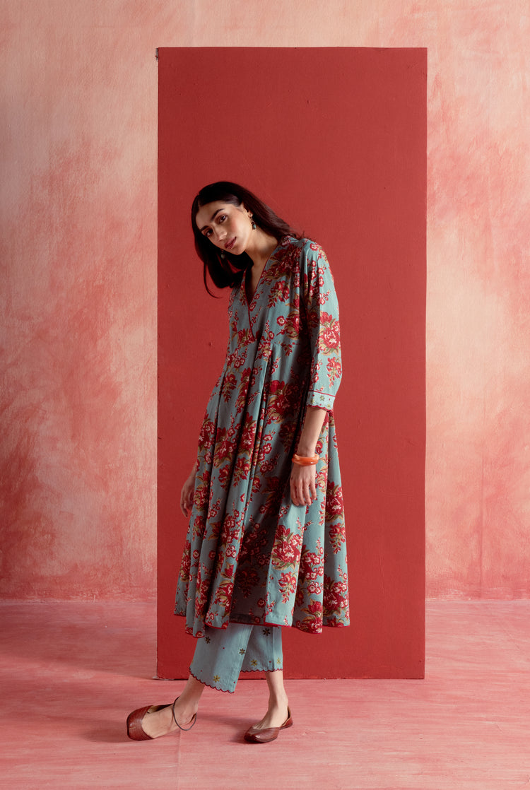 Vintage Kurta Light Turquoise (8128156598571)