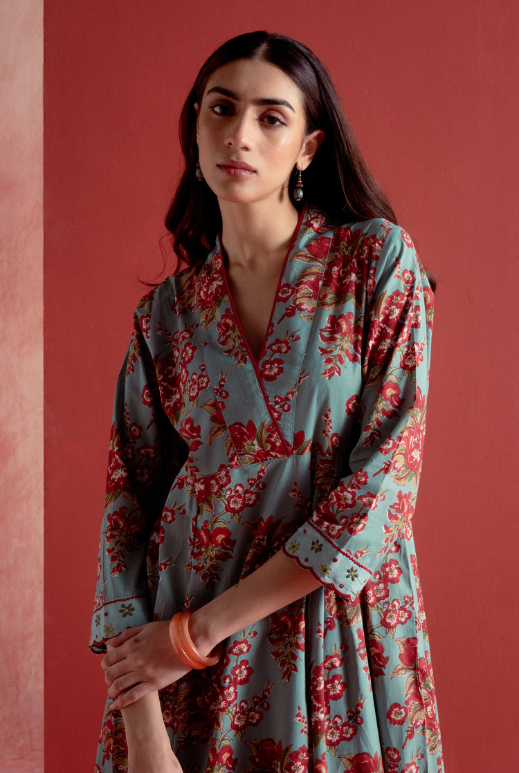 Vintage Kurta Light Turquoise (8128156598571)