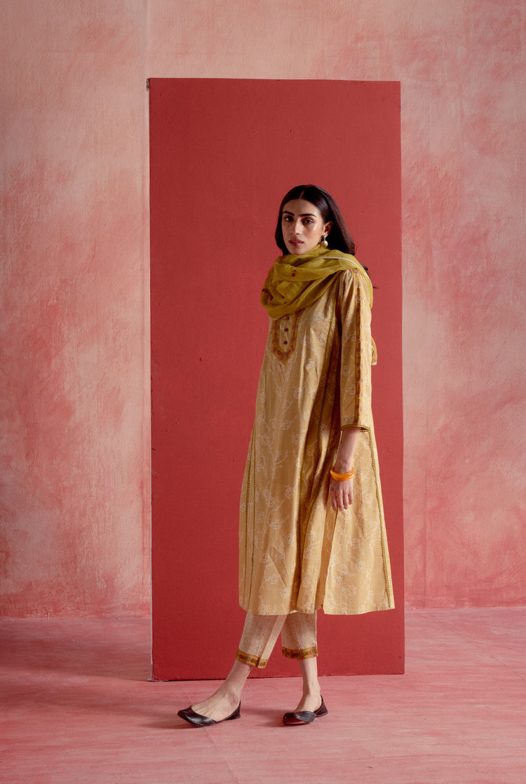 Tulsi Kurta Olive (8128163676459)