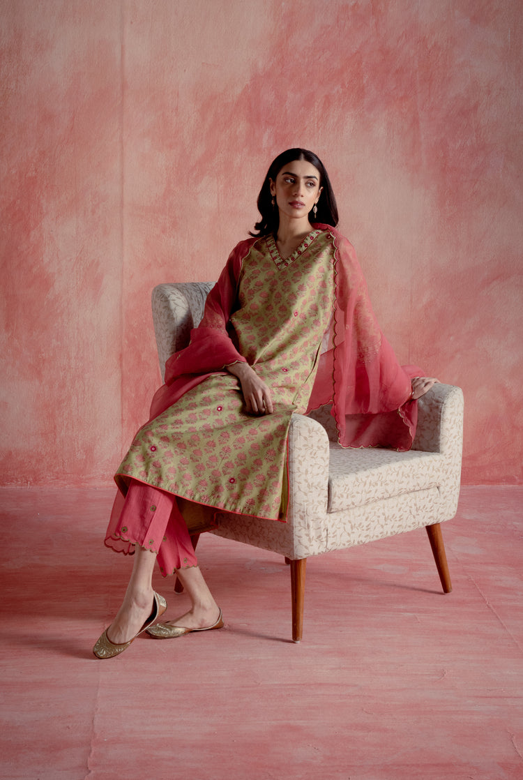 Leela Kurta Pista Green (8128153452843)