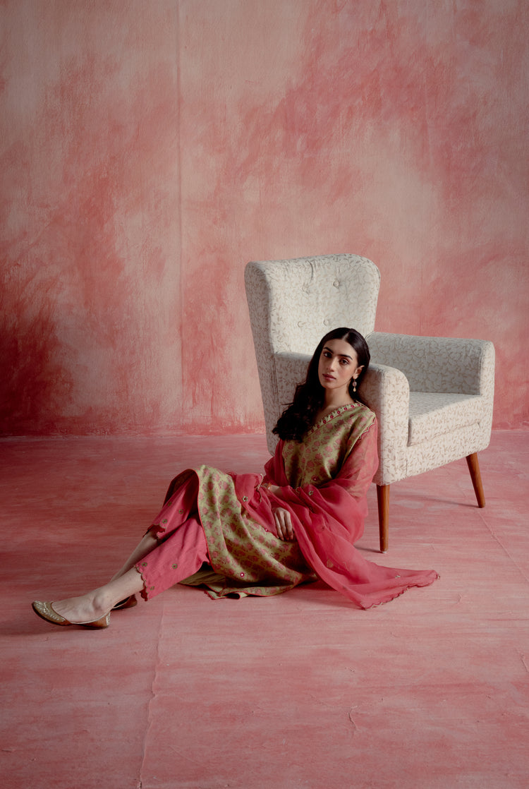 Leela Dupatta Blush Pink (8128275579179)