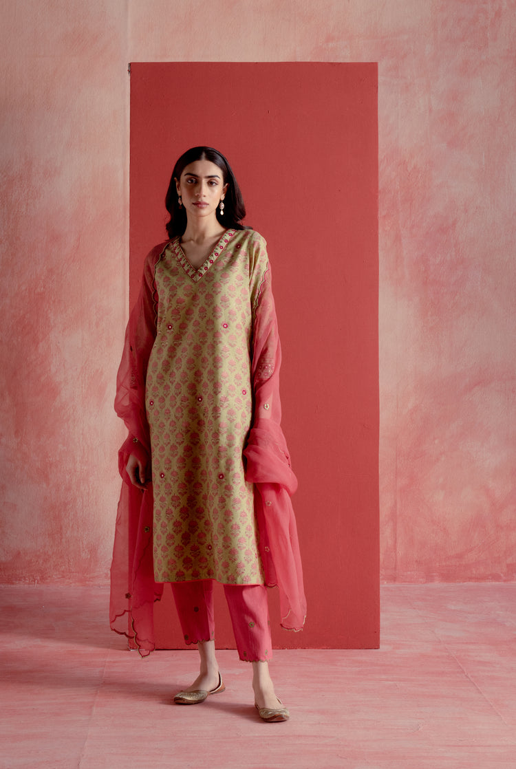 Leela Kurta Pista Green (8128153452843)