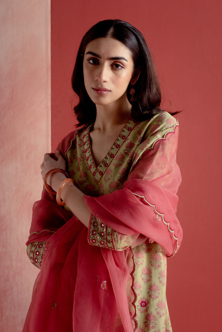 Leela Dupatta Blush Pink (8128275579179)