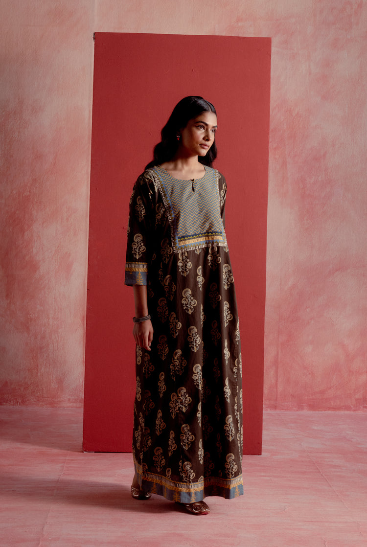 Yoke Caftan Mehendi Green (8128356778283)