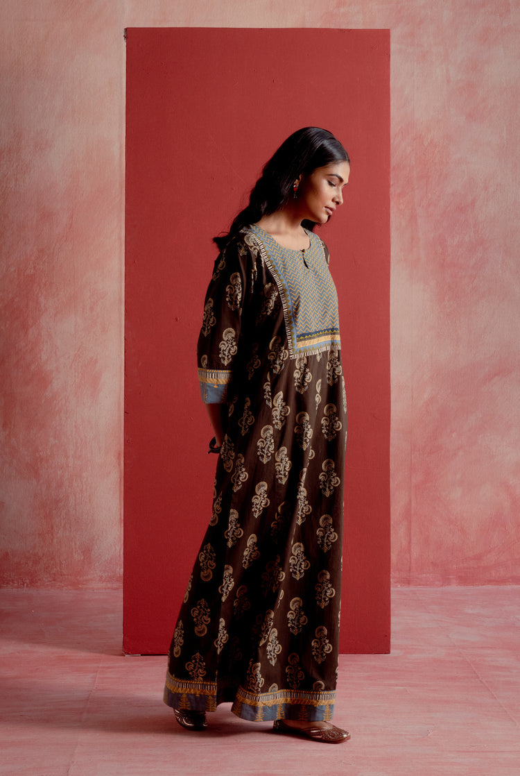 Yoke Caftan Mehendi Green (8128356778283)
