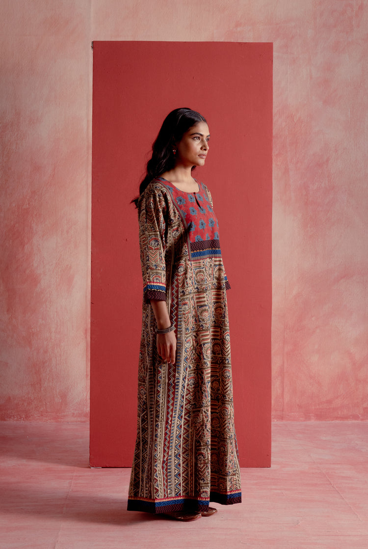 Yoke Caftan Beige (8128355598635)