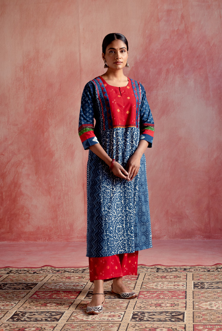 Miran Kurta Indigo (8129268515115)