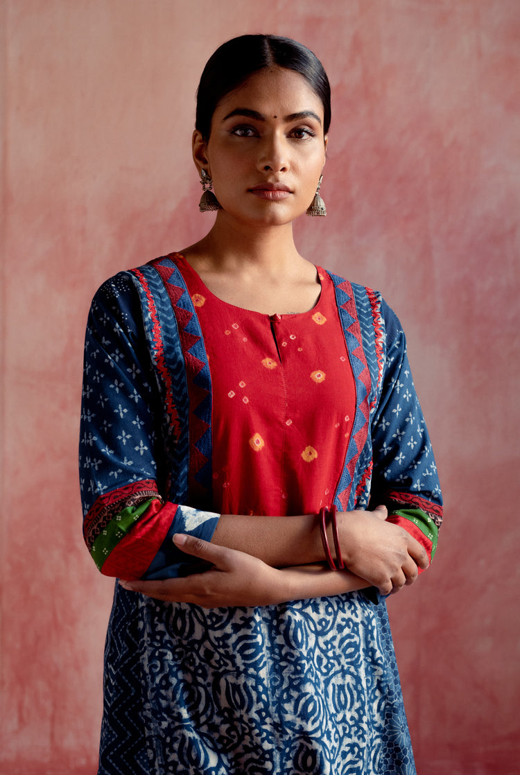 Miran Kurta Indigo (8129268515115)