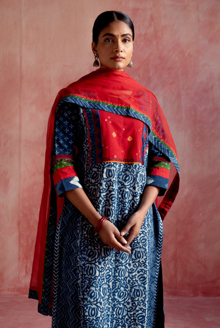 Miran Kurta Indigo (8129268515115)