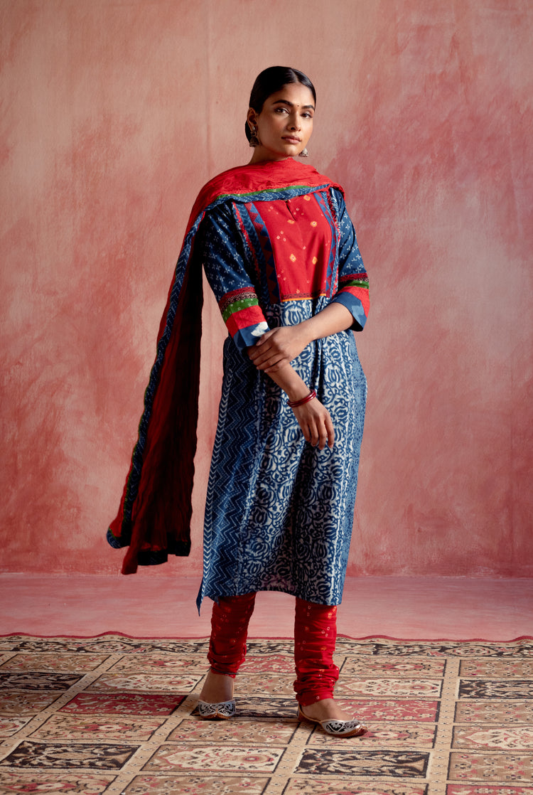 Miran Kurta Indigo (8129268515115)