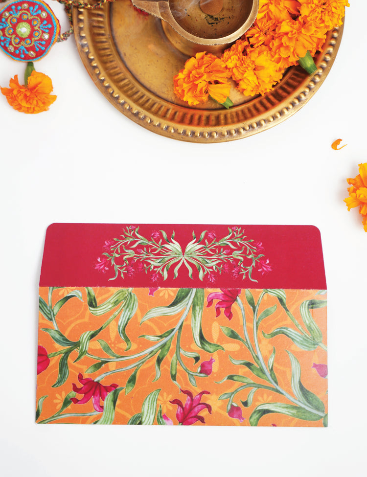 Floral Envelope (Set of 5) (7086217232431)